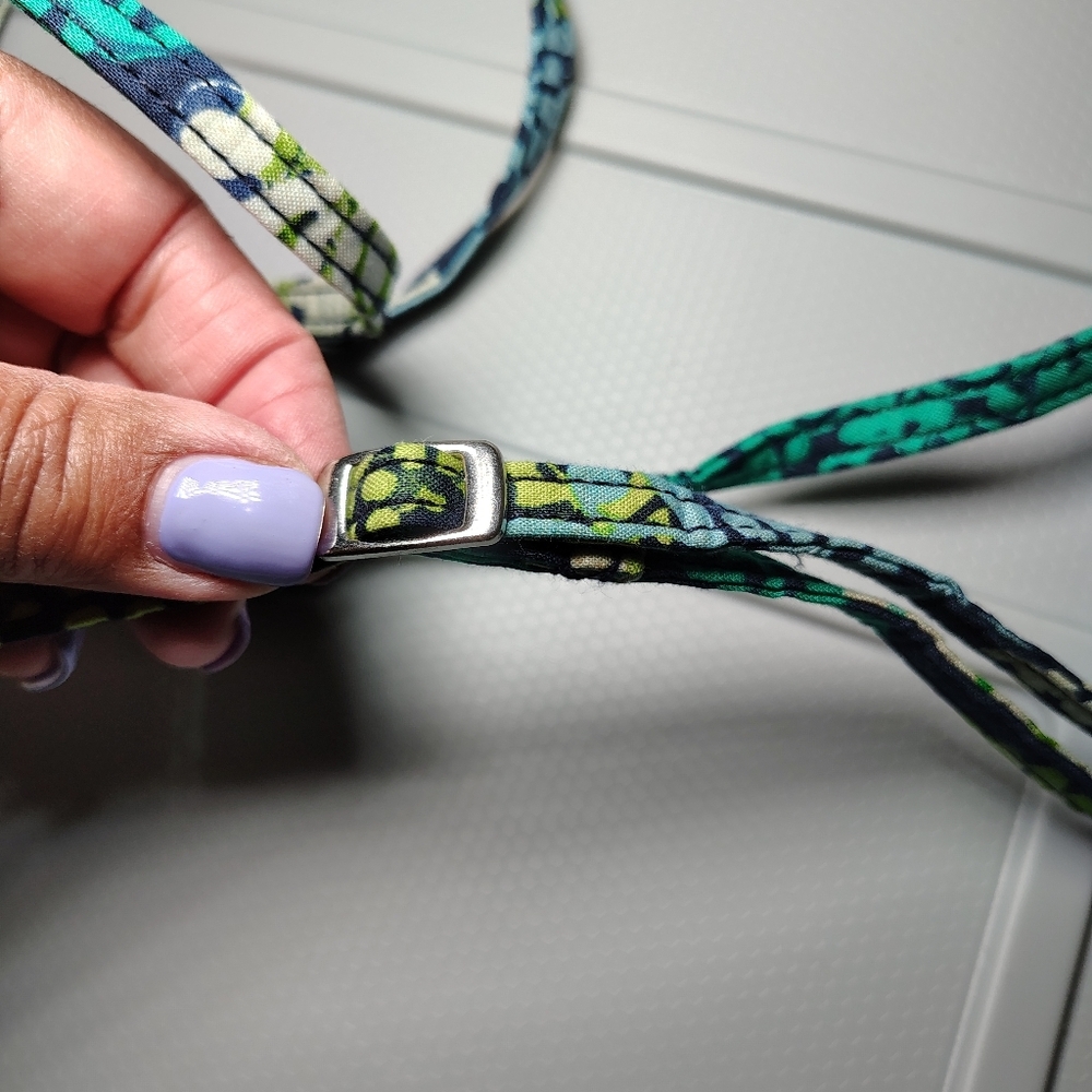 Vera Bradley Caribbean Sea Crossbody Wallet Wristlet - Picture 6 of 11
